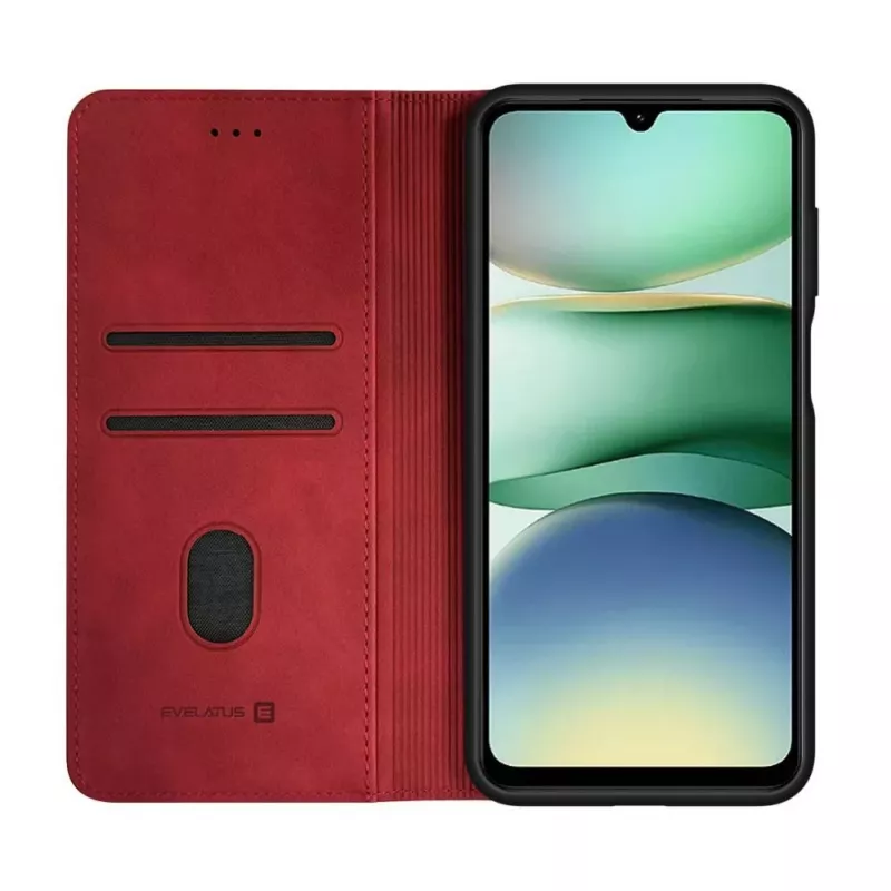 Evelatus Book Case Folio Xiaomi Redmi A5 4G (171.7 x 77.8 x 8.26 mm) jaoks - Punane