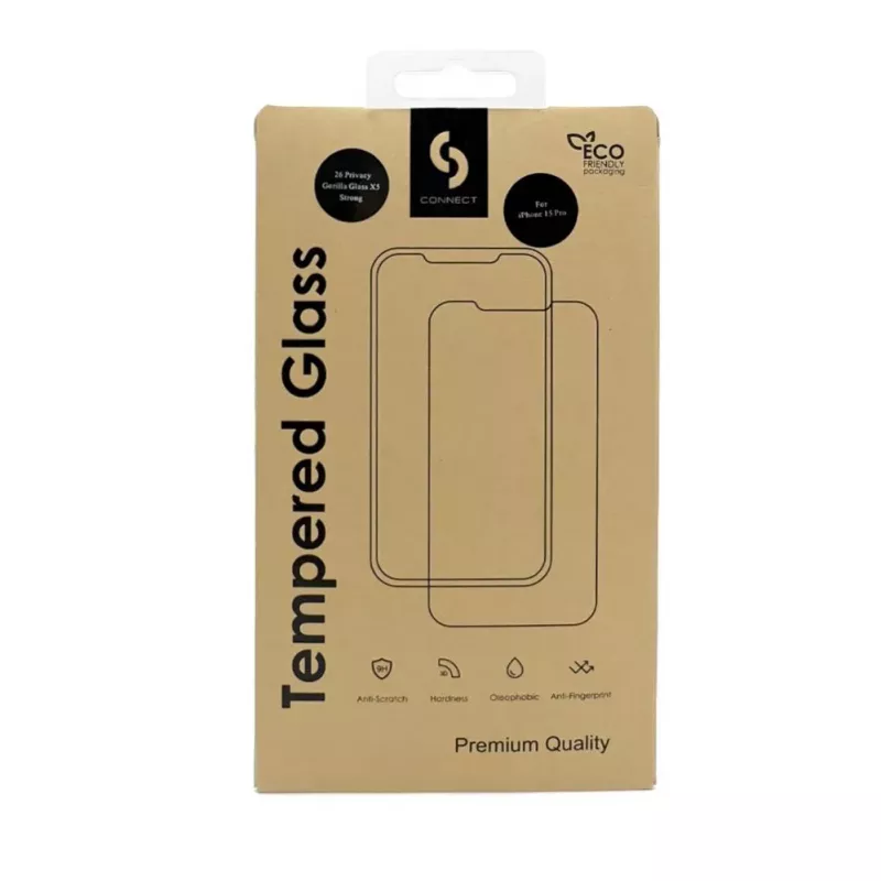 Connect Xiaomi Redmi Note 14S 0.33 mm Flat Clear Tempered Glass Screen Protector with Japan Glue, Anti-Static