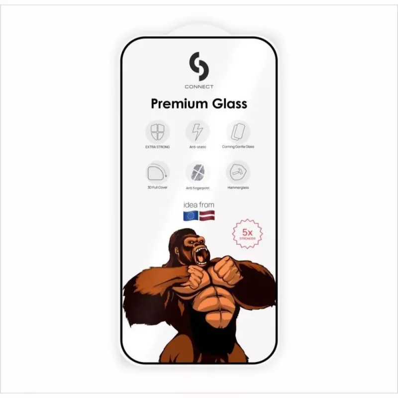Connect Xiaomi 15 Ultra 2.5D Full Cover Japan Liim Klaas Antistaatiline Tugevam Must