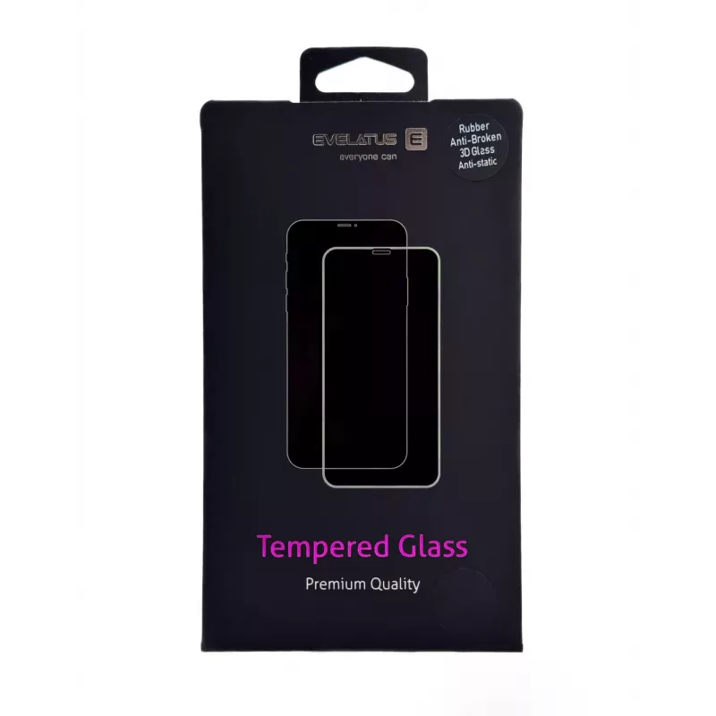 Evelatus Apple iPhone 17 Pro Privacy Corning Gorilla Glass Anti-Static 3D Full Cover 10X Stronger Screen Protector