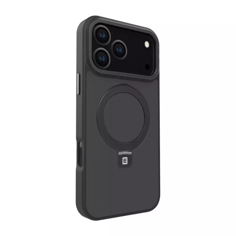 Evelatus Apple iPhone 17 Pro Max Shield Case With MagSafe & Stand Matte Black