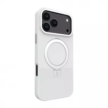 Evelatus Apple iPhone 17 Pro Max Shield Case With MagSafe & Stand Matte Silver