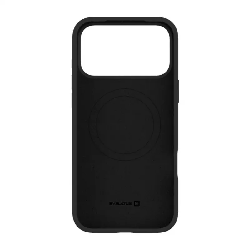 Evelatus Apple iPhone 17 Pro Max Premium MagSafe Soft Touch Silicone Case Black