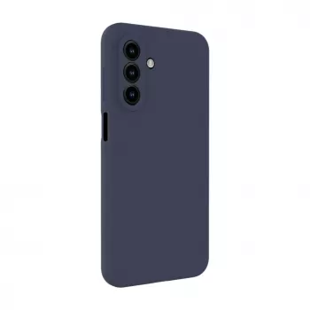 Evelatus Samsung Galaxy A17 Premium Magnetic Soft Touch Silicone Case Dark Blue