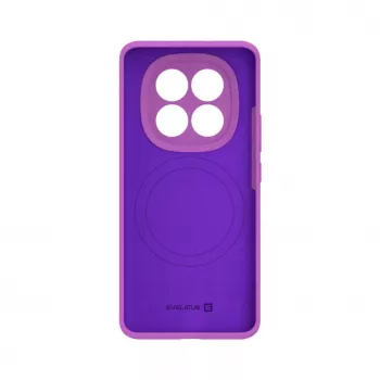 Evelatus Xiaomi Redmi Note 15 Premium Magnetic Soft Touch Silicone Case Purple