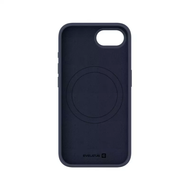 Evelatus Apple iPhone 16e Premium Magnetic Soft Touch Silicone Case Dark Blue