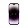 Evelatus Apple iPhone 16e Premium Magnetic Soft Touch Silicone Case Dark Blue