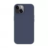 Evelatus Apple iPhone 14 / 13 Premium Magnetic Soft Touch Silicone Case Dark Blue