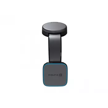 Evelatus MagSafe Qi Wireless Charging Magnetic Bendable 360° Swivel Suction Cup Mount for Car Dashboard/Windscreen, Black