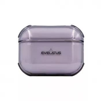 Evelatus Apple AirPods Pro 2 TPU Protective Case Transparent Purple