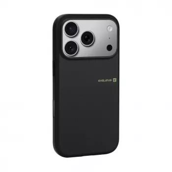 Evelatus Apple iPhone 17 Pro Max Premium MagSafe Sandstone Case Black