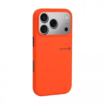 Evelatus Apple iPhone 17 Pro Max Premium MagSafe Sandstone Case Orange