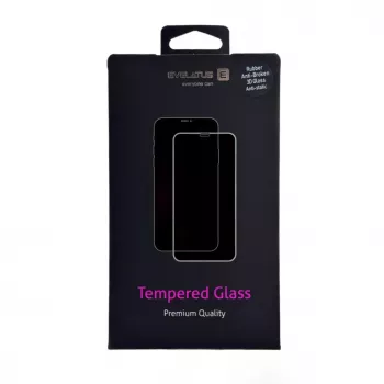 Evelatus Samsung Galaxy A37 / A57 Corning Gorilla Glass Anti-Static 3D Full Cover 10X Stronger Black