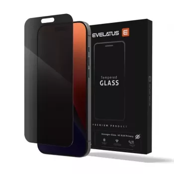 Evelatus Samsung Galaxy S26 Edge / S26 Plus Privacy Corning Gorilla Glass Anti-Static 3D Full Cover 10X Stronger Black