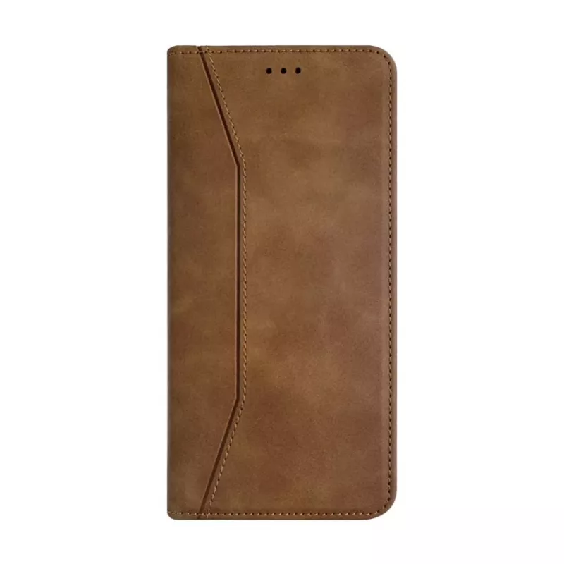 Evelatus Samsung Galaxy A53 5G Book Case Brown - PU Nahkrahakoti ümbris kaardipesade ja alusega