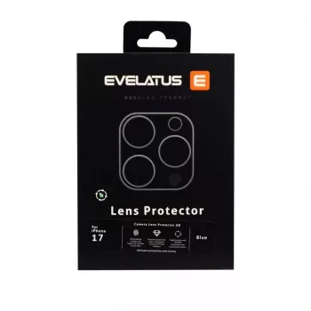 Evelatus Apple iPhone 17 Full Body Camera Lens Protection Premium Blue