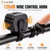 iLike 120dB Electric Bike Horn with Wired Remote Button, Waterproof Bicycle Horn for Bikes & E-Scooters