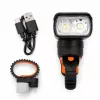 iLike JOHORSE USB-laetav jalgratta esituli, 400LM LED jalgratta esituli, kahekordne valgusvihk, alumiiniumkorpus, aku indikaator, veekindel jalgrattatuli