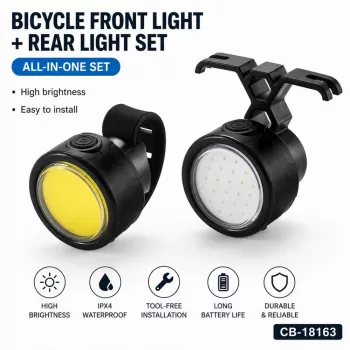 iLike 2TK Jalgratta esi- ja tagatulede komplekt – USB-laetavad LED-jalgrattatuled mägi- ja maanteeratastele, elektriratastele, tõukeratastele, e-tõukeratastele, lasteratastele