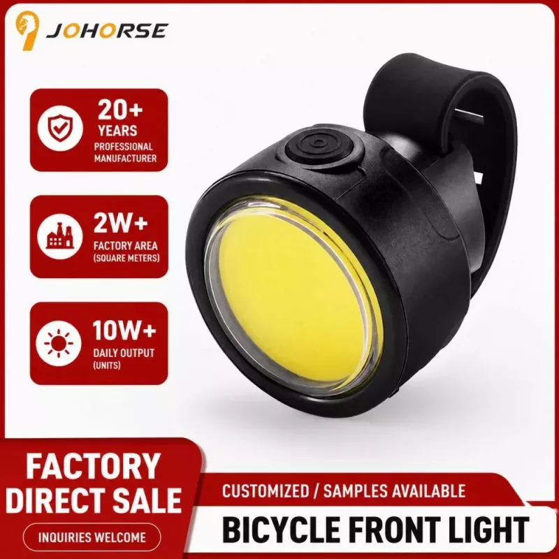 iLike JOHORSE 50LM USB laetav jalgratta tagatuli, Type-C laadimine, 5 valgusrežiimi, IPX4 veekindel LED jalgratta tagumine ohutustuli must