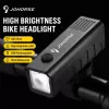 iLike JOHORSE USB-laetav jalgratta esituli, suure heledusega LED-jalgratta esituli, IPX4 veekindel, ABS-kest, lihtne kinnitus lenksule