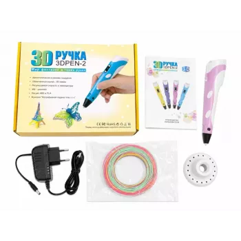 iLike 3D-joonistuspliiats LCD-ekraaniga | Ultimate mitmevärviline 3D-printeripliiats roosa