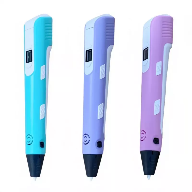 iLike 3D-joonistuspliiats LCD-ekraaniga | Ultimate Multicolor 3D Printer Pen Green