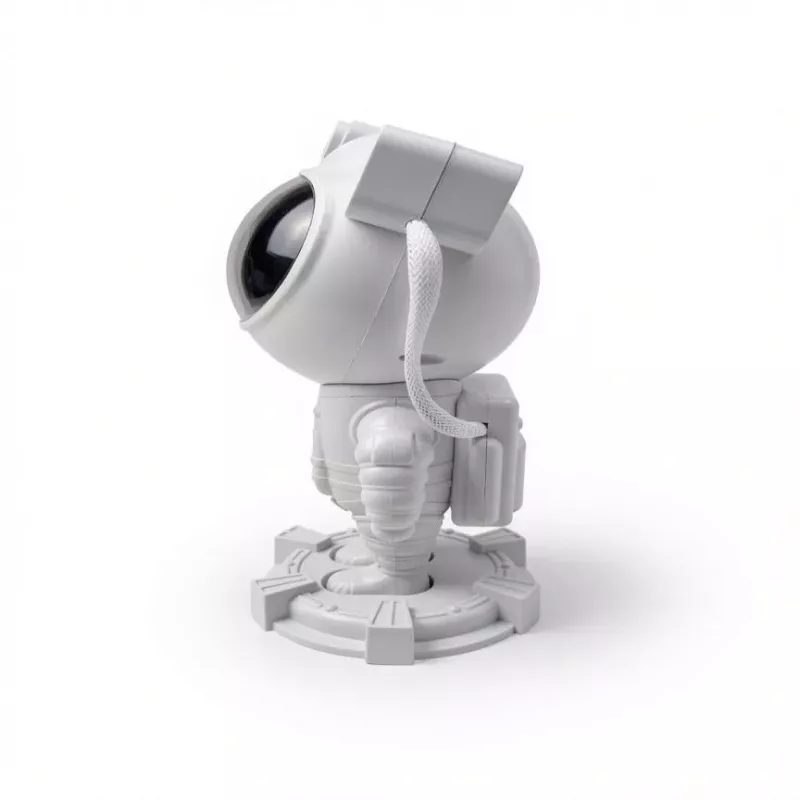iLike Astronaut Smart LED Lamp with Bluetooth Speaker, RGB Night Light, Remote Control, 360° Rotating Head White