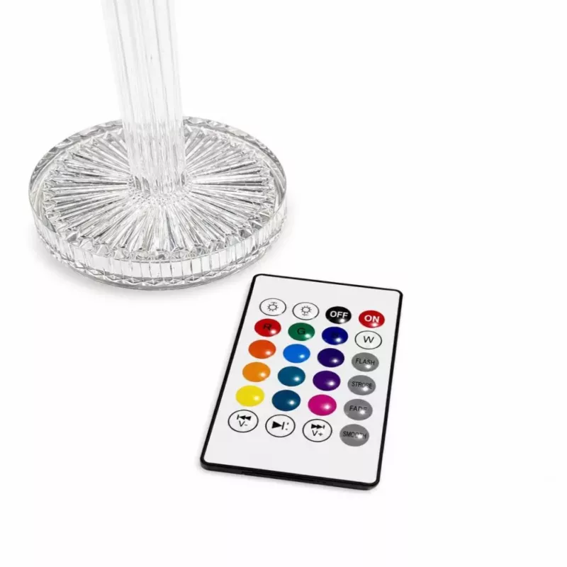 iLike Crystal Touch RGB LED laualamp Bluetooth kõlariga, öövalgus ja kaugjuhtimispult