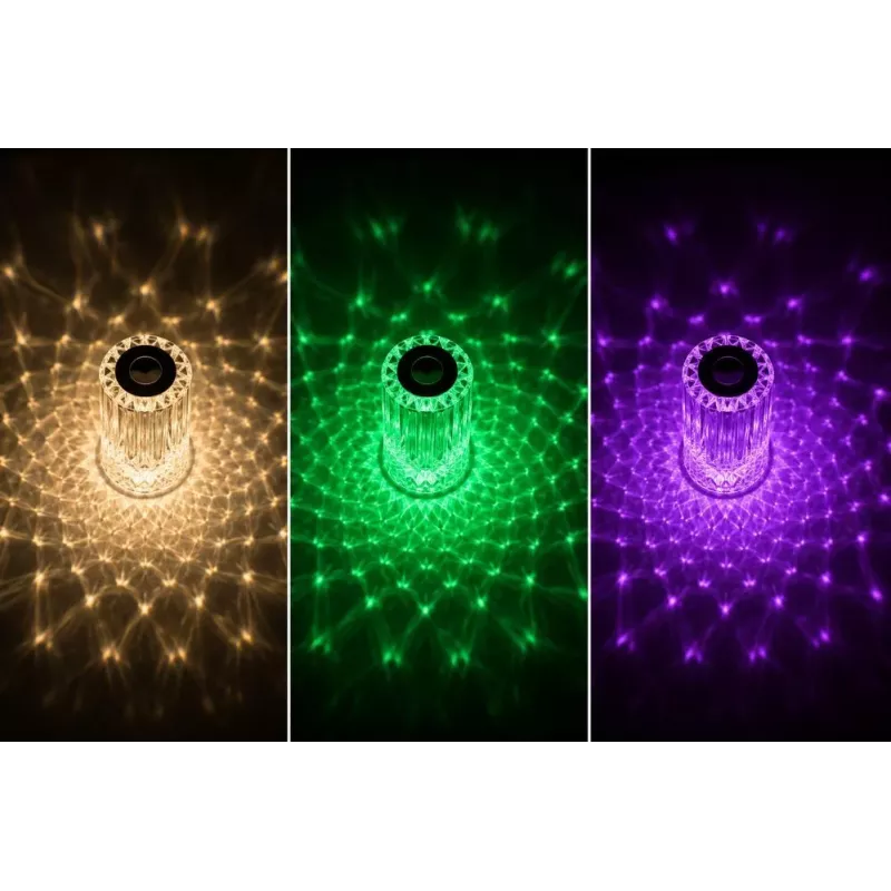 iLike Crystal Touch RGB LED laualamp Bluetooth kõlariga, öövalgus ja kaugjuhtimispult