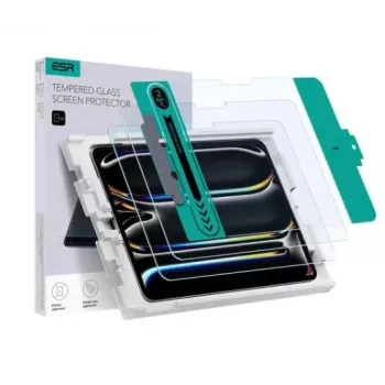 iLike ESR Karastatud klaasist ekraanikaitse iPad Pro 11 tolli 2024 jaoks - 2 pakki, läbipaistev