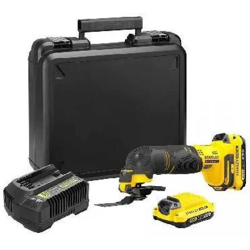 STANLEY Juhtmeta Multifunktsionaalne Tööriist 18V V20 2x2.0Ah