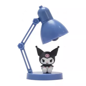 BLUE SKY Studios Sanrio Kuromi laualamp, lilla, LED, USB, puutetundlik andur, painduv kael