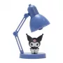 BLUE SKY Studios Sanrio Kuromi laualamp, lilla, LED, USB, puutetundlik andur, painduv kael