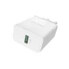 Canyon seinadapter H-12 USB-A QC3.0 18W Valge