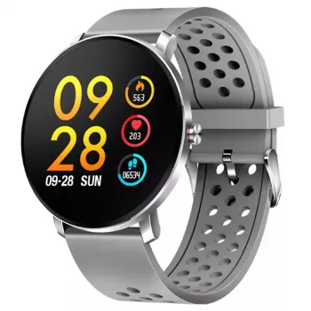 Denver SW-171 Grey Smartwatch with 1.3-inch IPS Touch Display, Heart Rate Monitor, IP67, Bluetooth 5.0
