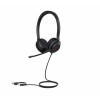 Yealink UH35 Dual UC USB-C/A On-Ear Headset with USB-A/USB-C, Black
