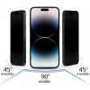 iLike Apple iPhone 15 karastatud privaatsusklaasist ekraanikaitse must