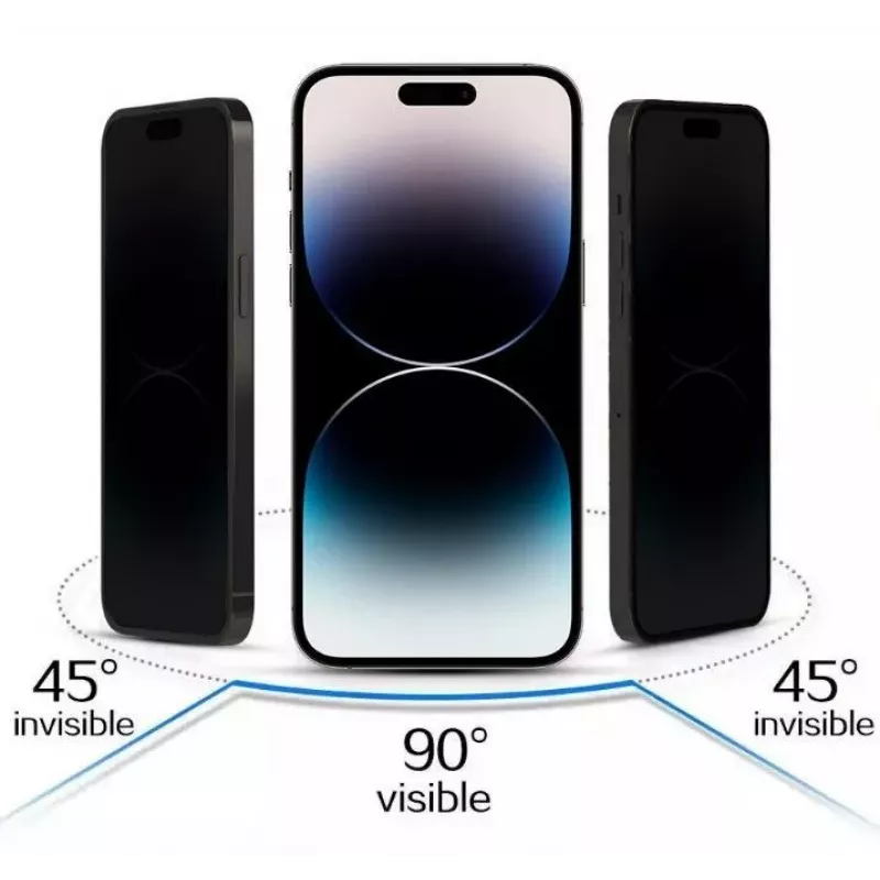 iLike Apple iPhone 15 karastatud privaatsusklaasist ekraanikaitse must