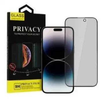 iLike Apple iPhone 15 Pro Karastatud Privaatsusklaasist Ekraanikaitse Must