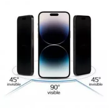 iLike Samsung Galaxy A34 5G Karastatud Privaatsusklaasist Ekraanikaitse Must