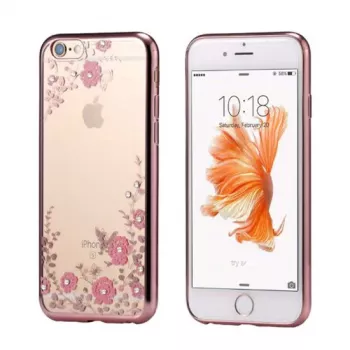 iLike Xiaomi Redmi Note 8 / Redmi Note 8 2021 Tagakaas FLOWER Rose Gold