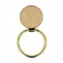 iLike Ring LEATHER UCH000526 Gold - Premium ehtne nahast telefonirõngahoidja 360° pöörlemise ja alusega