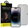 iLike Apple iPhone 14/13/13 Pro/16E Tempered Privacy Glass Screen Protector Black