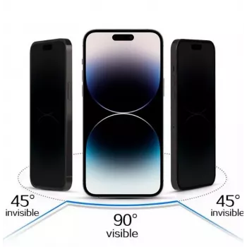 iLike - GALAXY A52/A52S Karastatud Privaatsusklaas Must