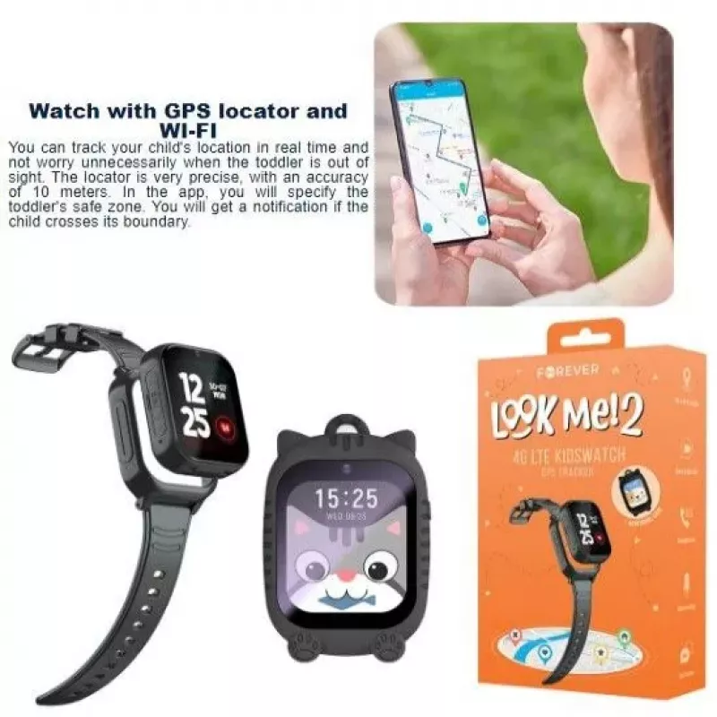 Forever Smartwatch GPS WiFi 4G Kids KW-510 Must