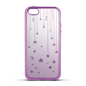 Beeyo Samsung Galaxy A3 (2017) A320 Stars TPU Tagakaas - Läbipaistev tähtedega