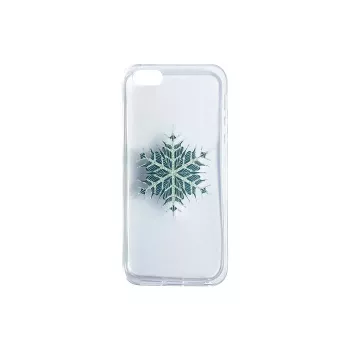 GreenGo Trendy Star Tagakaas Samsung Galaxy S8 G950 jaoks - Läbipaistev sätendavate tähtedega