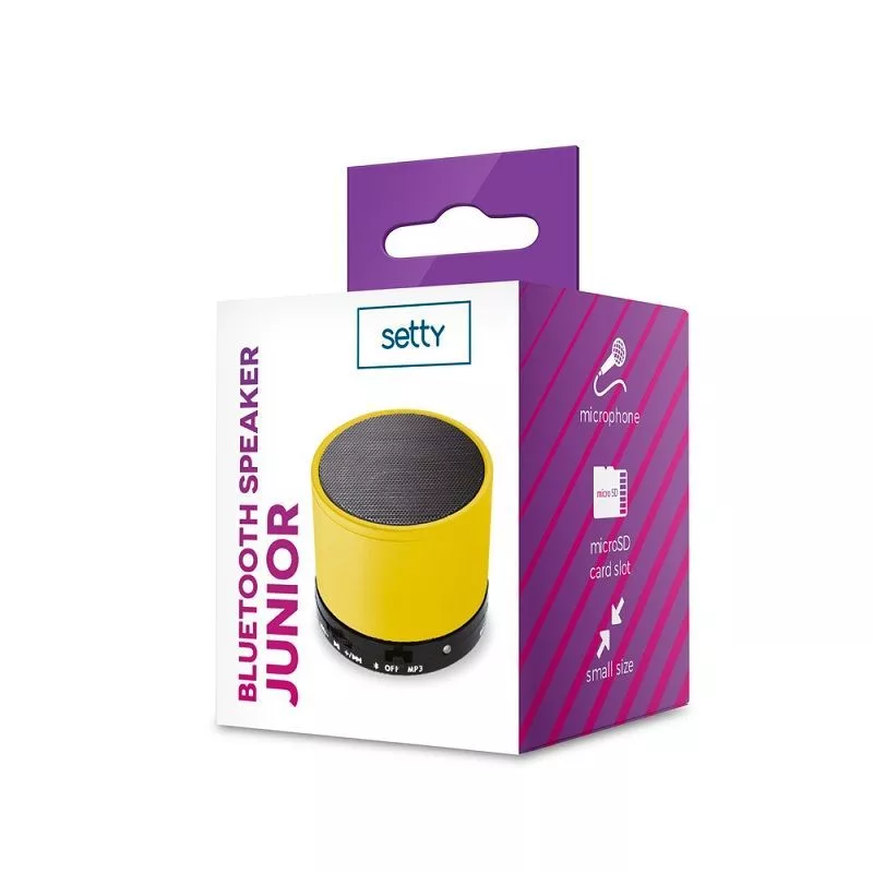 Setty Junior Kaasaskantav Bluetooth Kõlar Kollane