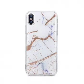 iLike Samsung Galaxy S10e Marmorümbrise Valge
